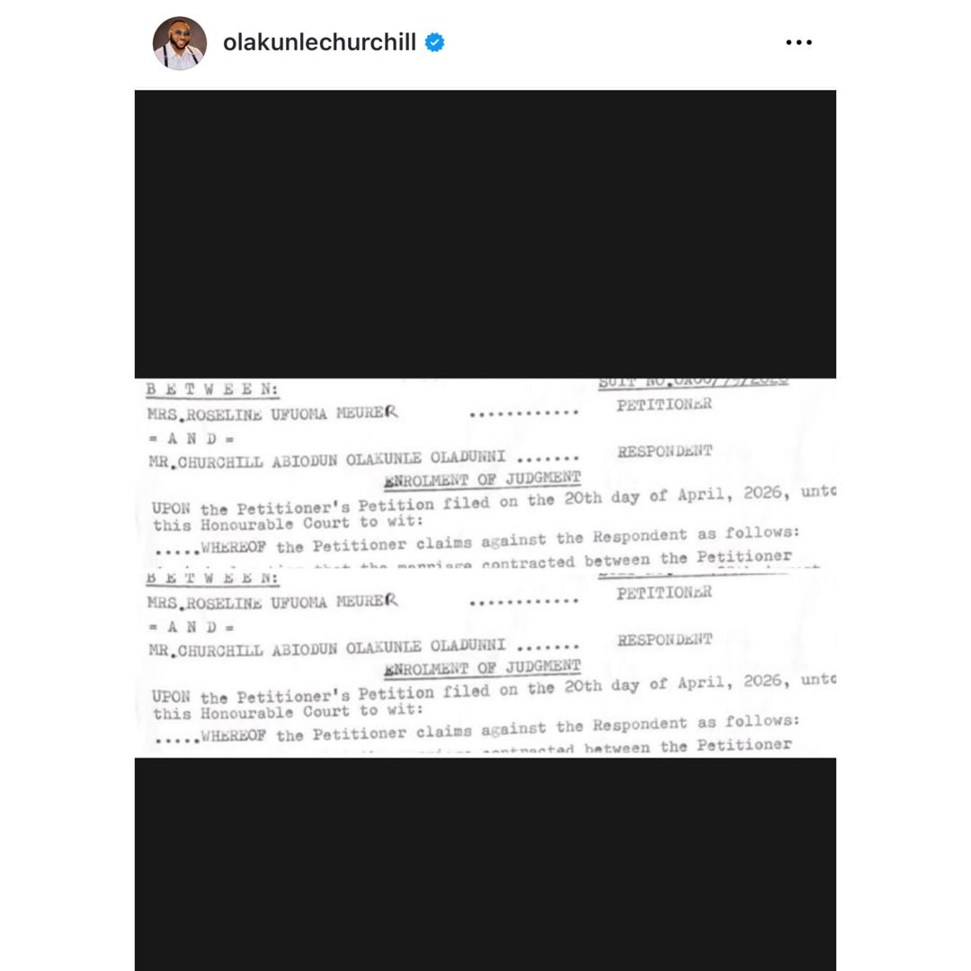 ?There was no legally recognised marriage, just introduction? - Olakunle Churchill speaks on end of his marriage to Rosy Muerer